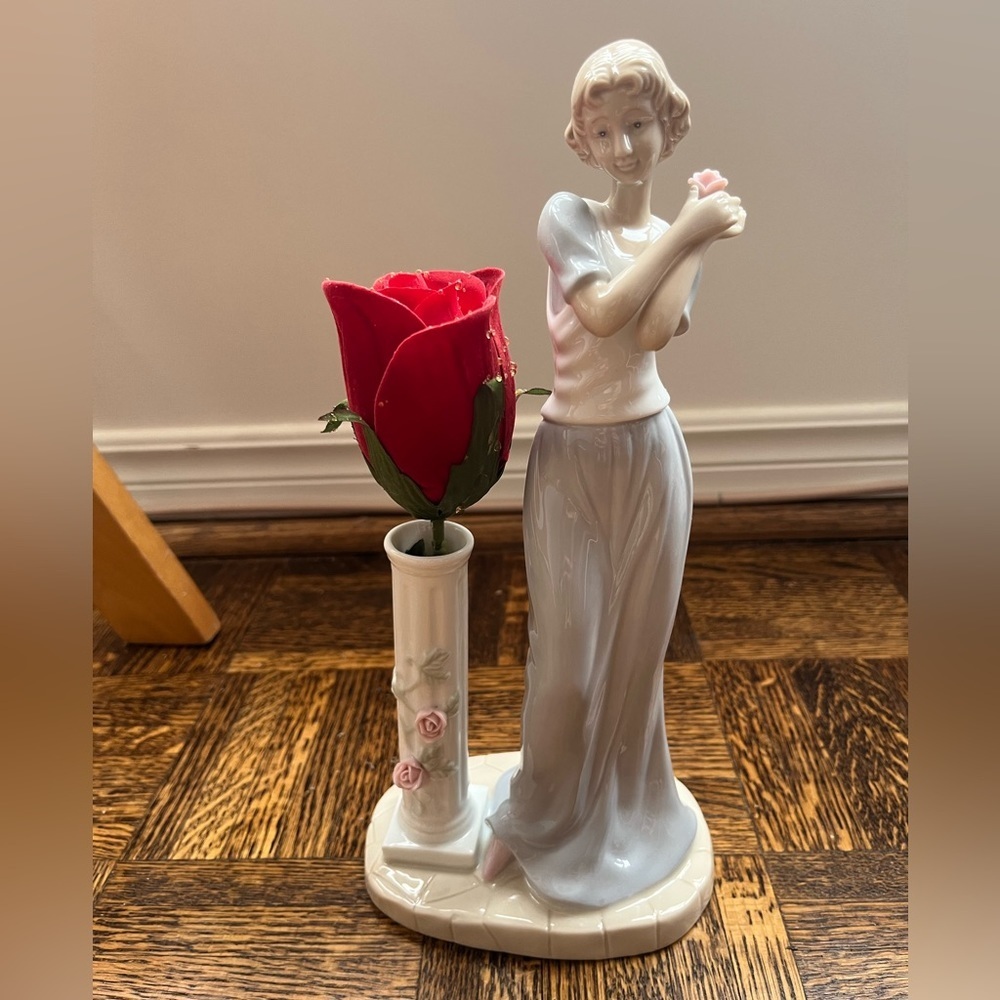 Vintage Tall Porcelain figurine